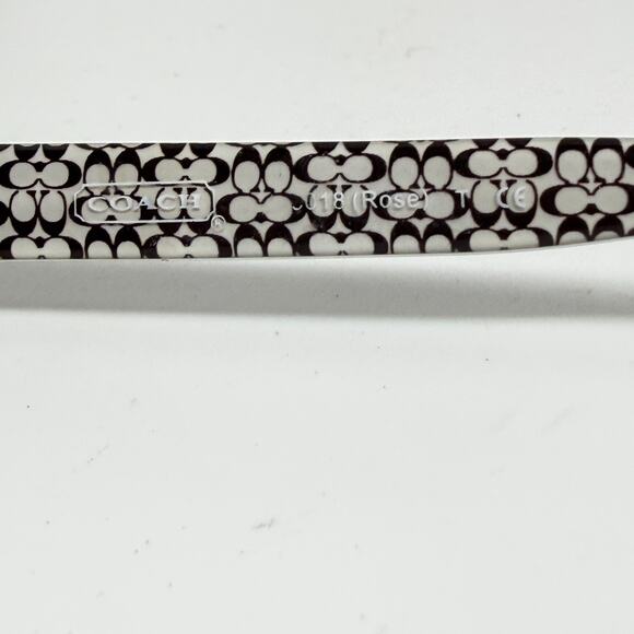 COACH NEW YORK “ROSE” Eyeglasses Frame HC5018 9077 53-15-135 Black Matte 19556 - Picture 6 of 7